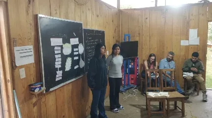 sesión de trabajo/planeación con pizarrones